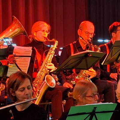 Bild vergr&ouml;&szlig;ern: 2025_12_19 Steinweg-Schule Mitsingkonzert Humperdinx Blasorchester