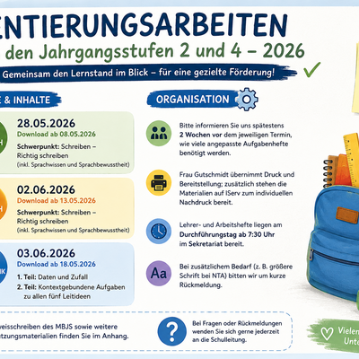 2026 Steinweg-Schule Orientierungsarbeiten 2 und 4